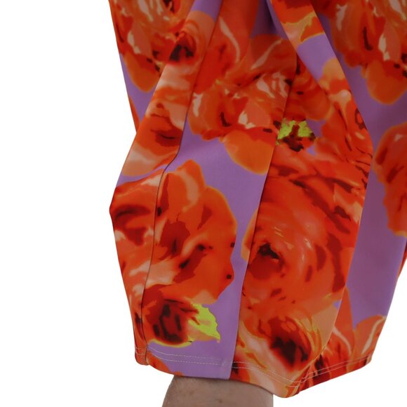 Asos Design Mini Dress Womens 2 Purple Coquette Twee Romantic Floral Casual - Picture 10 of 12